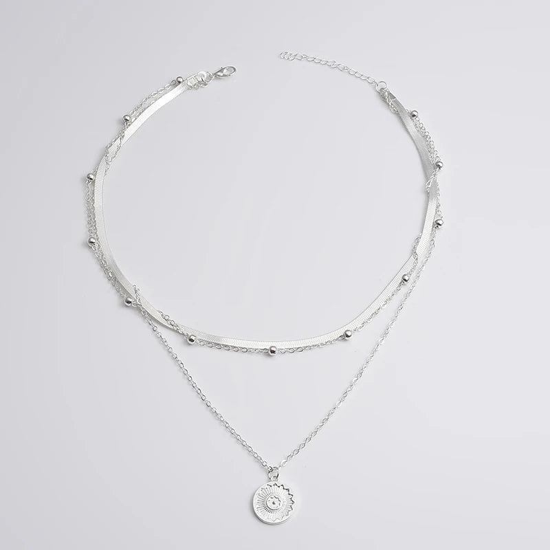 Layer Round Necklace