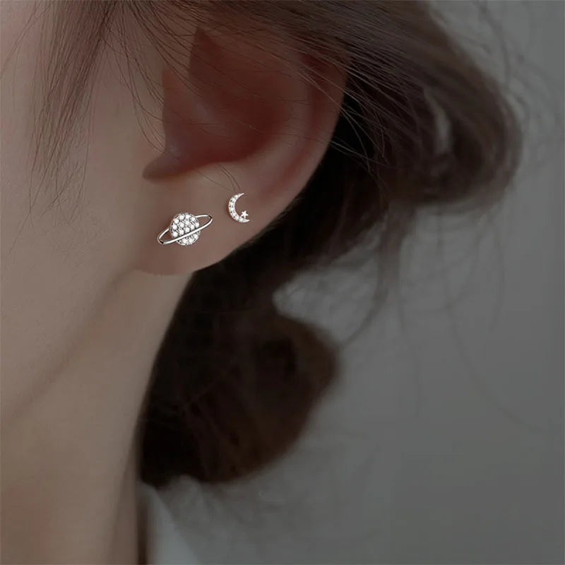 Star Moon Earring