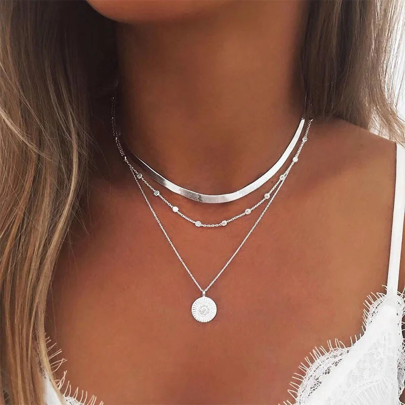 Layer Round Necklace