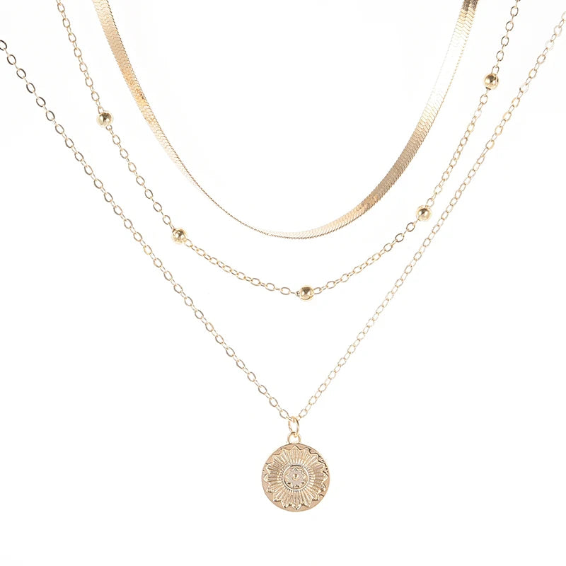 Layer Round Necklace