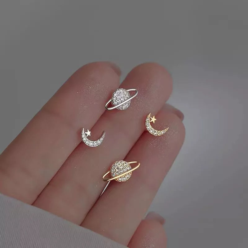 Star Moon Earring